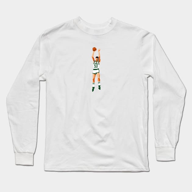 Kevin McHale Pixel Jumpsot Long Sleeve T-Shirt by qiangdade